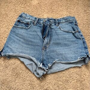 Abercrombie & Fitch Light Blue Denim Cutoff Shorts